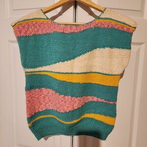 VINTAGE Handknit Sweater SM
